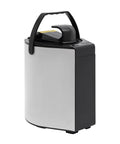 800W Portable Sauna Steamer Pot For Home Spa With Steam Hose And Herbal Box, 3L Capacity, Stainless Steel Steam Generator side view