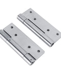 2 Pack Self Closing Door Hinges With Hydraulic Buffer For Quiet Smooth Auto Close, Spring Hinge Designed For Wood Doors, Reversible
