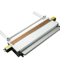 Heavy Duty Acrylic Heat Bending Machine With Integrated Water Cooling And Precision Angle Gauge For Smooth PVC Sign Shaping on 125 CM track.