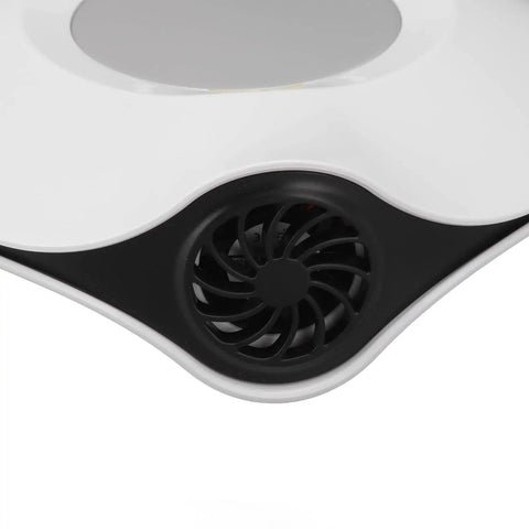 Solid Desk Companion Electric Beverage Warmer keeps your morning brew piping hot with smooth thermal plate and fan detail.