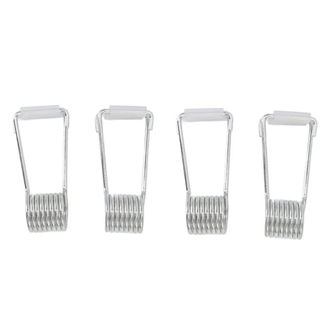 Self Closing Door Closer Kit Four Pack Easy Install 2 Cm Spring Hinges Stainless Steel for Interior Cabinet Doors