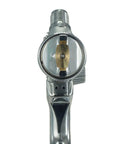 Close-up of 2.0mm HVLP Spray Gun With 1000ml Cup Beefy Stainless Needle, detailing the stainless nozzle and fluid controls.