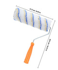 Set Of 3 Pro Grade Paint Rollers For Walls And House Painting showing 21.5 cm roller with thick synthetic cover for even paint distribution.