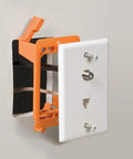 Low Voltage Dual Gang Mounting Bracket for Drywall Backless Old Work Wall Plate, 2-Gang, Plug-and-Play, Easy Install