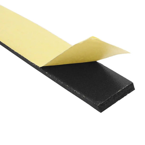 YEXUWMYDL 5 Pcs Foam Tape Rolls For Sealing Gaps And Padding Office Projects Plus DIY Repairs With Strong Sticky Backing For Home Use, black foam tape with adhesive backing.