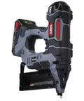 18 Gauge Cordless Brad Nailer With Fusion Air Power Tech Working Smooth As Butter Zero Cord Drag and ramp up nonsense side view.
