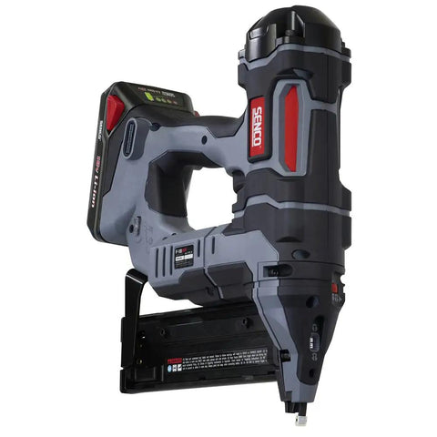 18 Gauge Cordless Brad Nailer With Fusion Air Power Tech Working Smooth As Butter Zero Cord Drag and ramp up nonsense side view.