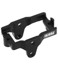 Servo Mount Bracket CNC Aluminum Upgrade For TRX4M Stock Servo 1/18 Bronco Defender RC Crawler Car, black aluminum bracket