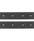 Heavy Duty Aluminum Flat Straight Brace Brackets 4 Hole Connecting Plates Beefed Up Two Pack For Furniture Shelves And Cabinet Repairs