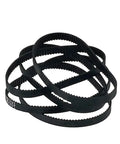 2GT Closed Loop Timing Belt 6mm Or 10mm Wide Pro Grade Durable Synchronous Drive Belt stacked showing flexible loops