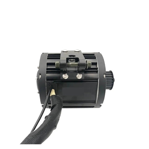 Heavy Duty 72 Volt Mid Drive Motor Kickin Butt On Trails With Belt Driven Pulley System For Electric Dirtbikes And Moped Builds modular design with connectors