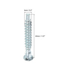 DIY Friendly Heavy Duty Furniture Confirmat Screws Set With Hex Socket Wood Screws Zinc Plated, 5x40mm dimensions shown.