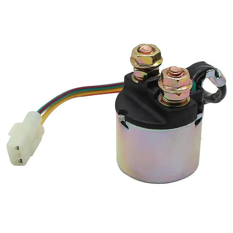 Starter Solenoid Relay For Honda TRX Rancher 350 2000 2006 ATV Replacement Heavy Duty Electrical Switch, 2-bolt copper contacts