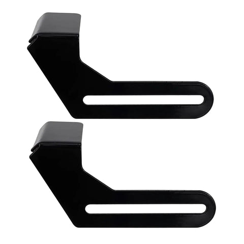Heavy Duty Bench Grinder Stands With Stainless Steel Tool Rests, strong black mounting brackets for stable tool support.