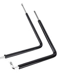 Professional Window Adjustment Tool Kit With 4mm Hex And Ball End Keys Plus Star Driver And Sliding T Handle Built From Durable 59CrV4 Steel For Heavy Duty Home Repairs And Pro Jobs, black L-shaped hex keys