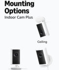 Top Shelf Battery Powered Doorbell Bundle Featuring Crisp 2K HD Footage and Rock Solid Wireless Indoor Security Cam for Peaceful Home Watching with multiple mounting options.