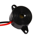 DC 3 To 24V Piezo Buzzer Alarm For Continuous Sound Active Piezo Transducer with 100mm cable and mounting holes