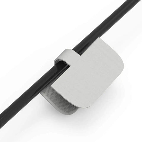 Large Write On Cable Labels Set For Home And Office, Cord Labels, Wire Tags And Cable Tags For Easy Cable Management, Multi Color 20 Pcs, Hook And Loop Closure, No Sticky Residue, Quick Identification on a black cable