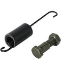 Close-up of installation components for Lightweight Aluminum Dirt Bike Kickstand For CRF110 CRF110F CRF 110F 2013 2025 Built Tough Rust Resistant.