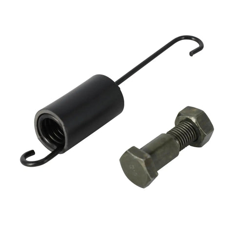 Close-up of installation components for Lightweight Aluminum Dirt Bike Kickstand For CRF110 CRF110F CRF 110F 2013 2025 Built Tough Rust Resistant.