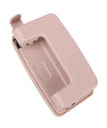 Pink Two Hole Punch With Ruler One Quarter Inch Punch for file folders, looseleaf, holds 10 sheets, A4 A5 B5 compatible, metal manual