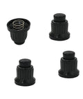 4 Pcs AA Battery Push Button Igniter Cap with Spring Replacement Caps for Gas Grill BBQ Fire Pit Patio Heater Knob