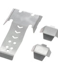 Stainless Steel Chassis Frame And Axle Cover Upgrade For VP Optic H10 Tracked RC Cars Beefed Up Gear Shielding Durable Construction