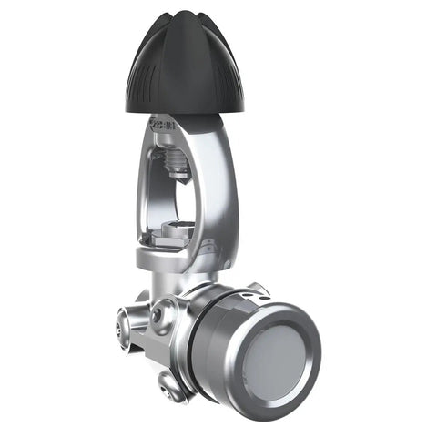 IT500 ICE Scuba Regulator first stage showing ergonomic dive lever and multiple ports