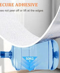 Close-up of Extra Thick 5Mm Self Stick Wallpaper To Warm Chilly Walls Peel Away 3D Texture with visible secure adhesive and weight resistance.
