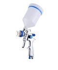 High Atomizing Paint Sprayer With Slick Stainless Steel Nozzle For Cars And Furniture, 600cc cup and chrome finish.