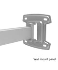 Close-up of the wall mount panel for No Hassle Wall Mount Monitor Arm Straight Up, steel, for secure VESA compatibility.