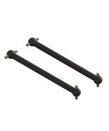 Heavy Duty 50mm Dogbone Drive Pins High Strength Steel Replacement Fits RC Buggies, two-piece kit visible from the side.
