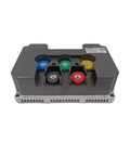 Pro Grade 5000W Mid Drive Hall Motor With Nd72450 Fardriver Controller For Electric Mopeds controller view with connectors and housing.