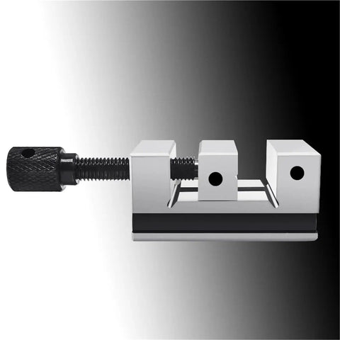 Right Angle Vise Grinder Tongs For Surface Grinding And Milling, Heavy Duty Clamp For EDM Machines with metal finish viewed from side