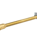 Dual Head Air Chuck With One Quarter Inch FNPT Connection, Tire Inflator Gauge and Air Compressor Accessory, Heavy Duty Metal Brass Construction