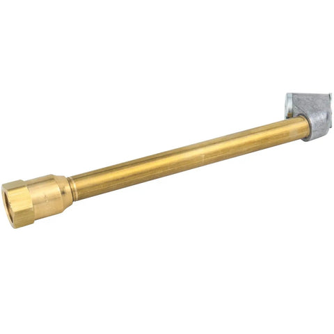 Dual Head Air Chuck With One Quarter Inch FNPT Connection, Tire Inflator Gauge and Air Compressor Accessory, Heavy Duty Metal Brass Construction