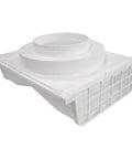 Plastic Double Sided Under Eave Vent For Attics, White, Fits 4 Inch Or 6 Inch Openings, Easy Install, No Sweat Required.
