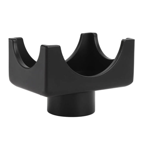 Beefy Heavy Duty Bottle Jack Axle Adapter For Dana 60 70 80 Axles, Steel Lift Saddle Attachment For 2 Inch And 3 Inch Tubes, Black