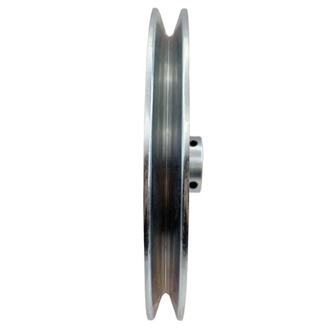 AB900 1 Single Groove Web Pulley 9 Inch Outside Diameter 1 Inch Bore For V Belt A B 5L 4L AX BX Carbon Steel Zinc Plated Motor Pulley Built Tough For Smooth Power Transmission Durable Performance