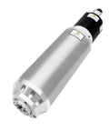 Tough As Nails 7.5KW Water Cooled CNC Spindle Motor With Bt30 Taper showing sleek silver design for precision engraving and milling.