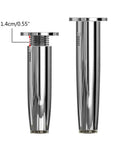 Adjustable Metal Furniture Legs In Zinc Alloy Replacement Feet For Sofa Cabinet And Coffee Table - White 120mm Height, detailed view