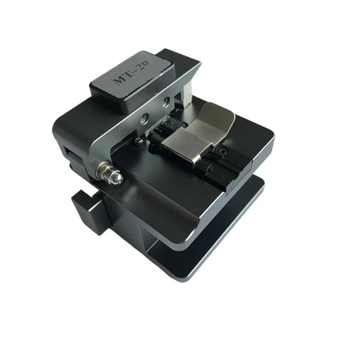 AOXHUGB Automatic Mt-20 Optical Fiber Cleaver Precision Cutting Knife Tool For Fiber Splicing Cable Repair With Durable Tungsten Steel Blade, top view.