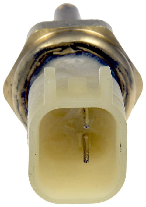 Close-up of Dorman 926-711 cylinder head temperature sensor with beige plastic connector