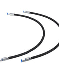 Heavy Duty Excavator Diverter Valve Hoses Two Pack Quarter Inch Interface High Pressure 60 MPa 8700 PSI Throttle Valve Hose Replacement