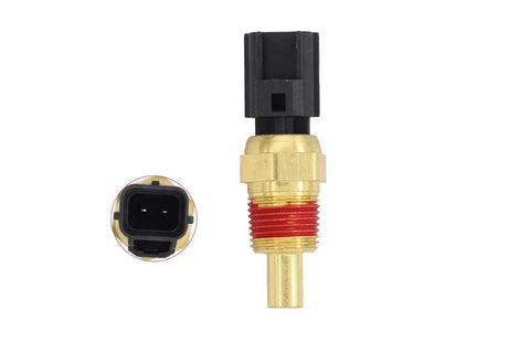 Engine Coolant Temperature Sensor For Jeep Wrangler Cherokee And Other Dodge Chrysler Cars Reliable Plug And Play Replacement To Keep Your Temp Gauge Honest Prevent Overheating And Boost Engine Performance brass threaded sensor with black connector