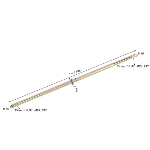 Beefy 40 Inch 23T Rear Live Axle Heavy Duty Steel Alloy With High Hardness For Go Karts ATVs Four Wheelers Drift Trikes