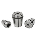Spring Collet For ERS25 ERS32 Milling Machines Pro Grade High Precision Sealing Collet Tool in durable steel, three sizes shown
