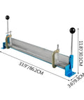 Heavy Duty Hot Air Acrylic Bender And Industrial Metal Forming Brake Featuring Adjustable Heat Settings No Sweat Folding Action For Quick Steel Or Aluminum Sheet Shaping Solid Shop Rig That Makes Every Curve A Total Breeze.