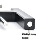 Go To Brake Booster Push Rod Adjustment Tool And Master Cylinder Length Gauge For A Precise Braking Pedal Feel Fits Most Boosters With Adjustable Pins Magnetic Ends For Easy Depth Checks And Setup, black anodized aluminum, magnetic end