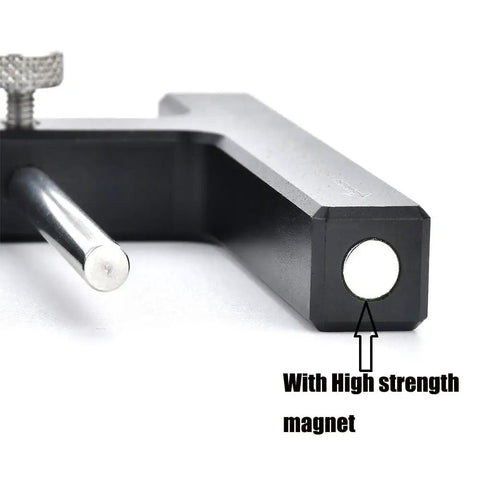 Go To Brake Booster Push Rod Adjustment Tool And Master Cylinder Length Gauge For A Precise Braking Pedal Feel Fits Most Boosters With Adjustable Pins Magnetic Ends For Easy Depth Checks And Setup, black anodized aluminum, magnetic end